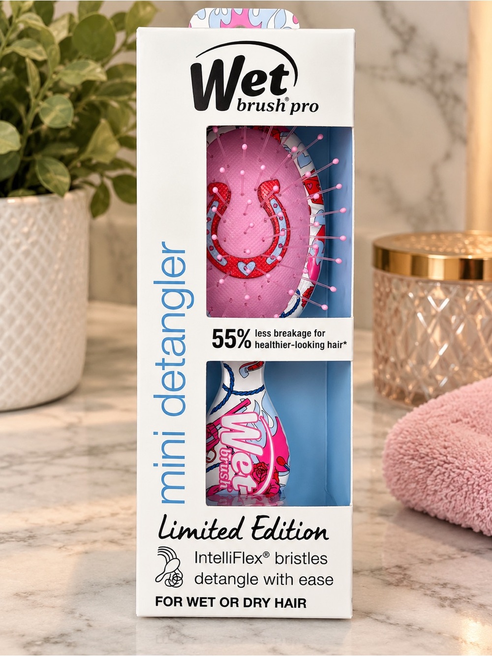 Wet Brush Horshoe Limited Edition Mini Detangler